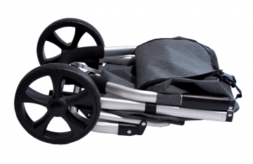 Wózek na zakupy torba zakupowa szara Trolej ST100