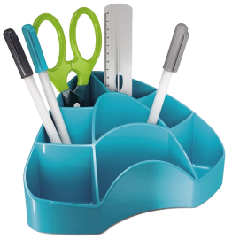 ARDA Przybornik biurowy Multipot turkusowy
